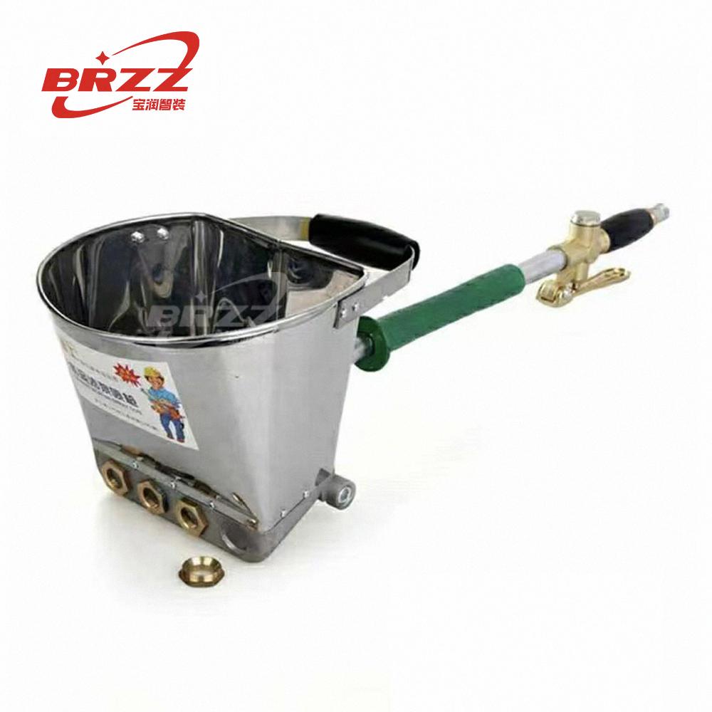 Wear-resistant mortar cement spray gun