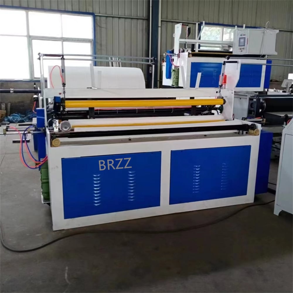 Fully automatic paper rewinding machine