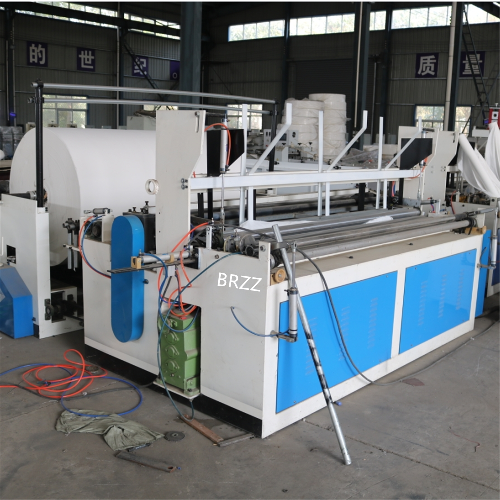 Fully automatic paper rewinding machine