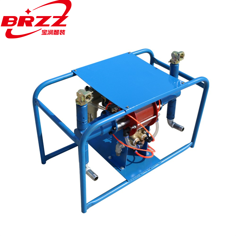 Pneumatic grout injection pump