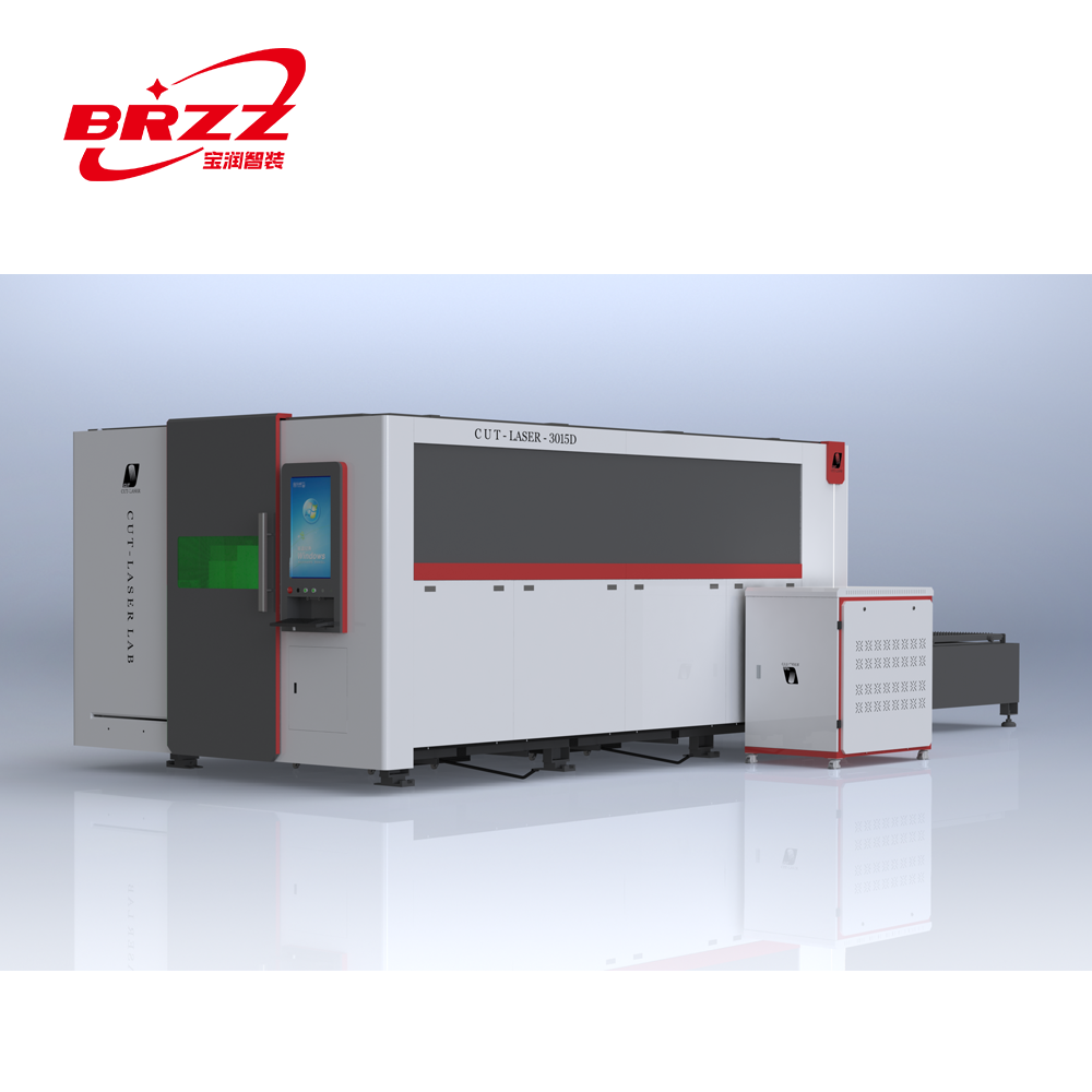 Enclosed fiber laser cutting machine 1000W 1500W 2000W 3000W 3015