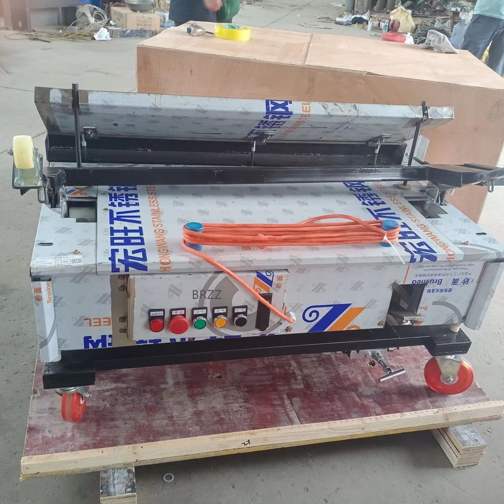 800mm/1000mm width auto cement mortar plastering machine