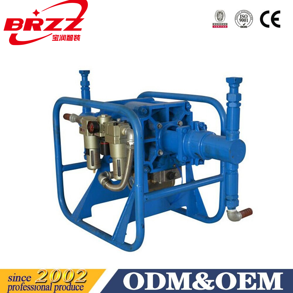 Pneumatic grout injection pump