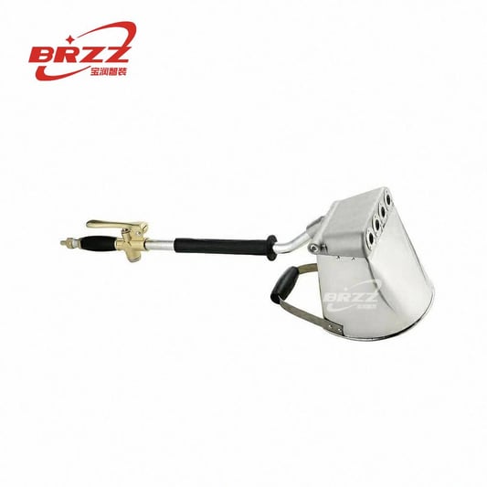 Wear-resistant mortar cement spray gun