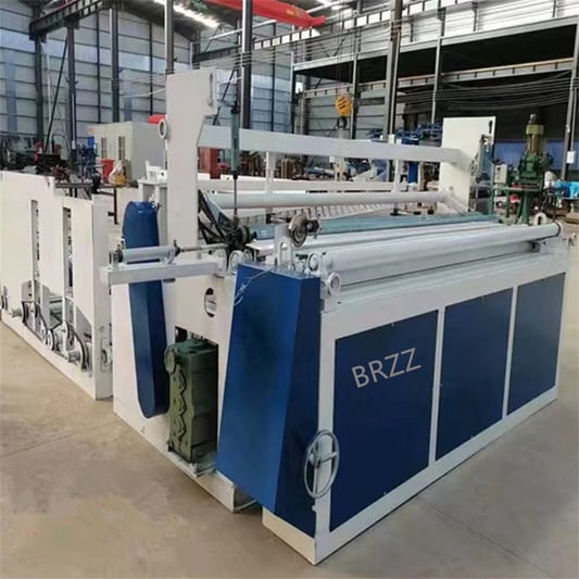 Fully automatic paper rewinding machine