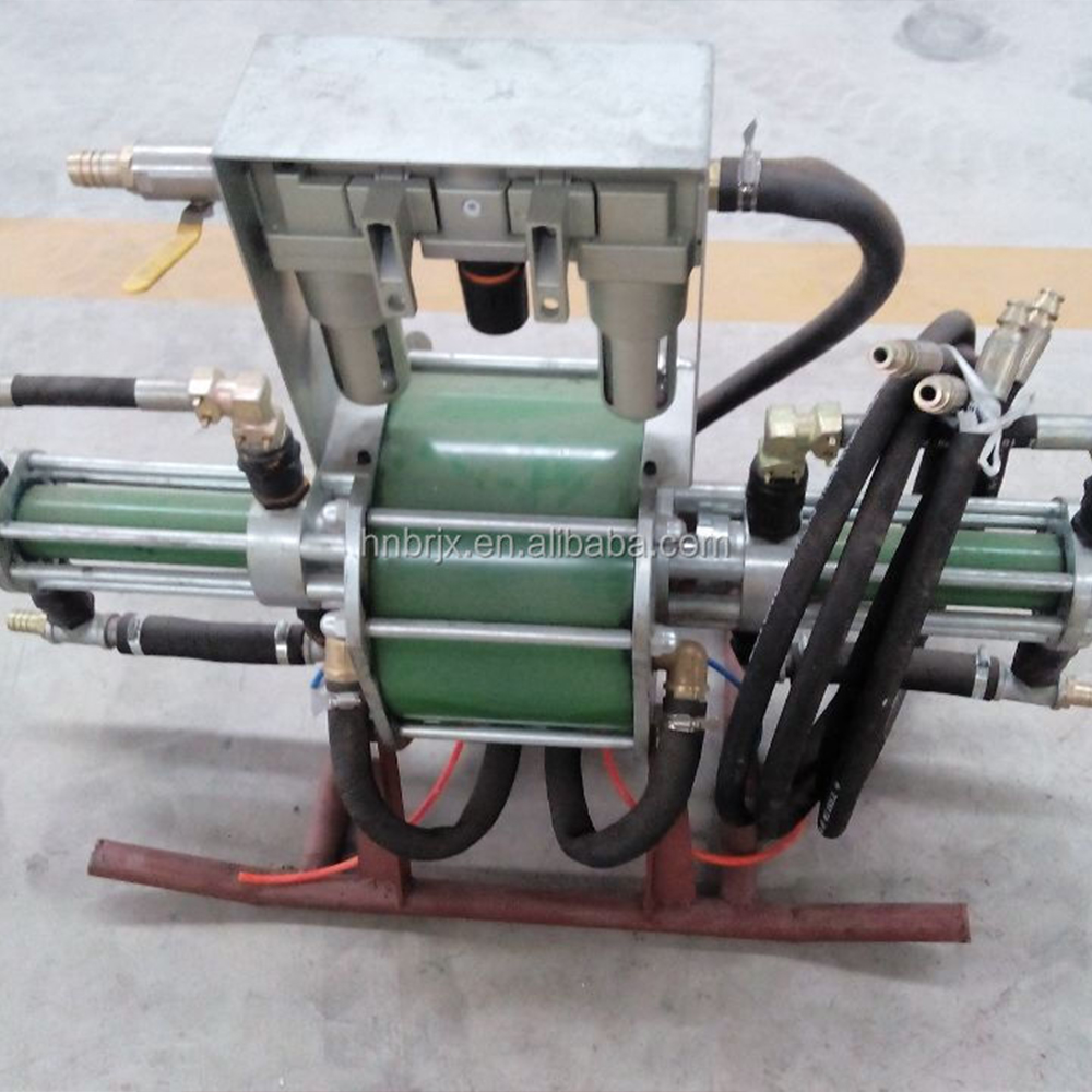 Pneumatic grout injection pump