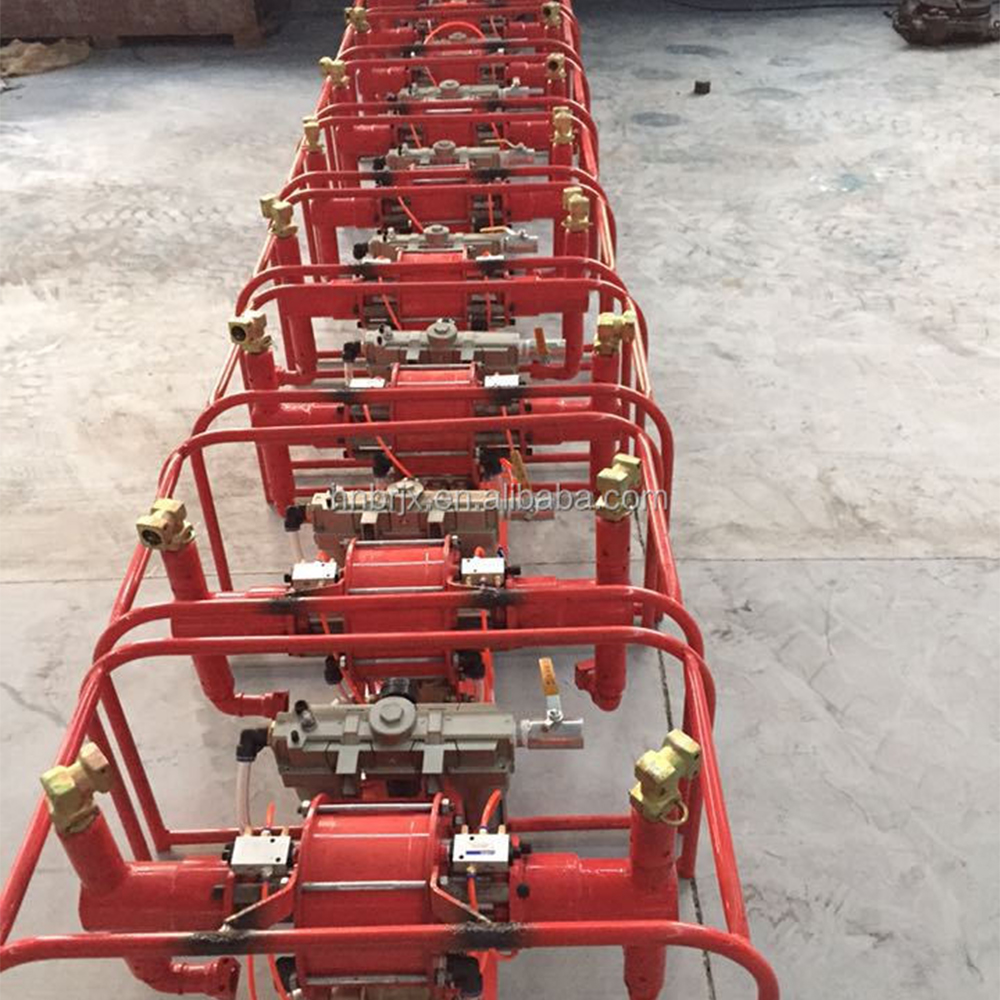 Pneumatic grout injection pump