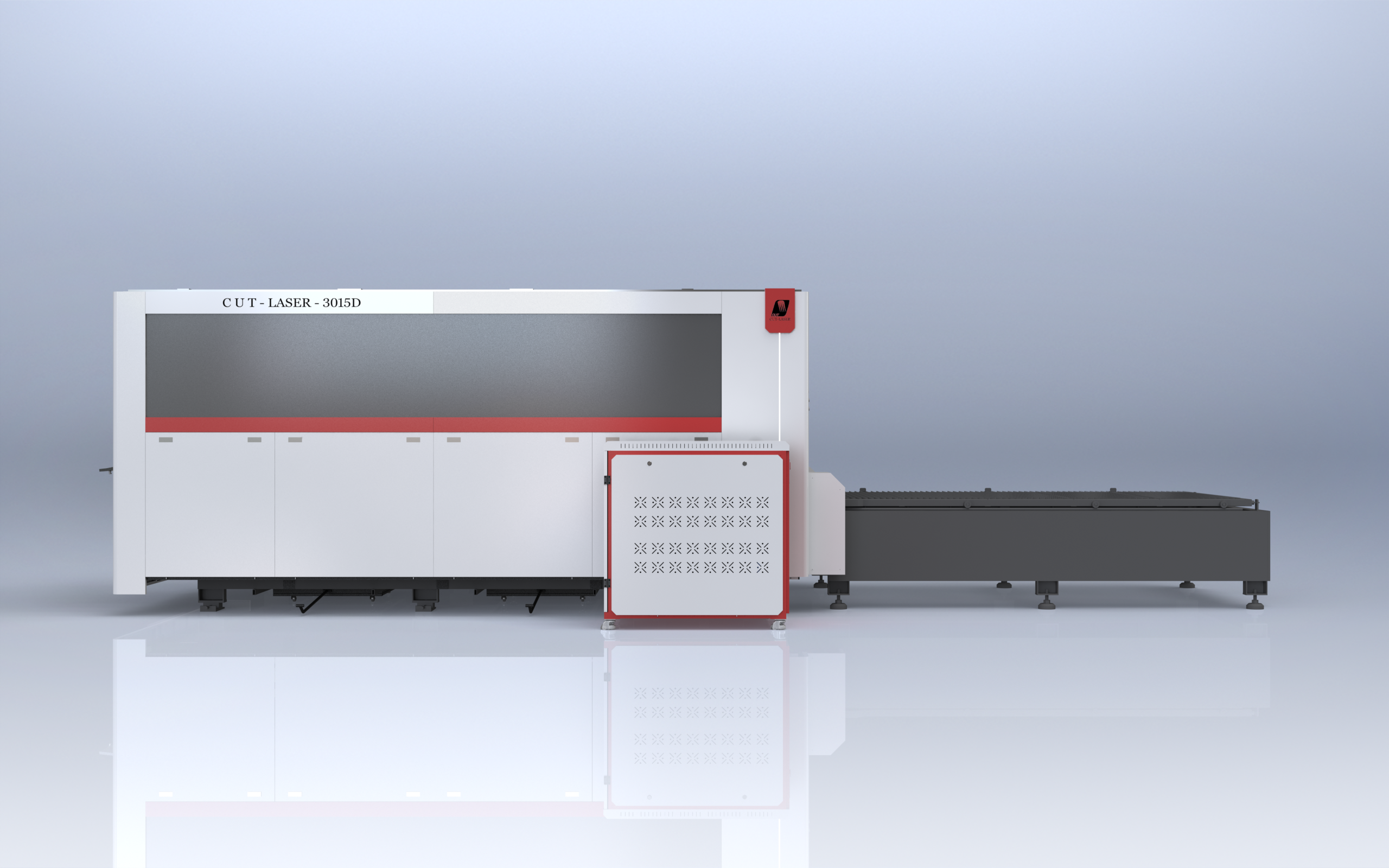 Enclosed fiber laser cutting machine 1000W 1500W 2000W 3000W 3015