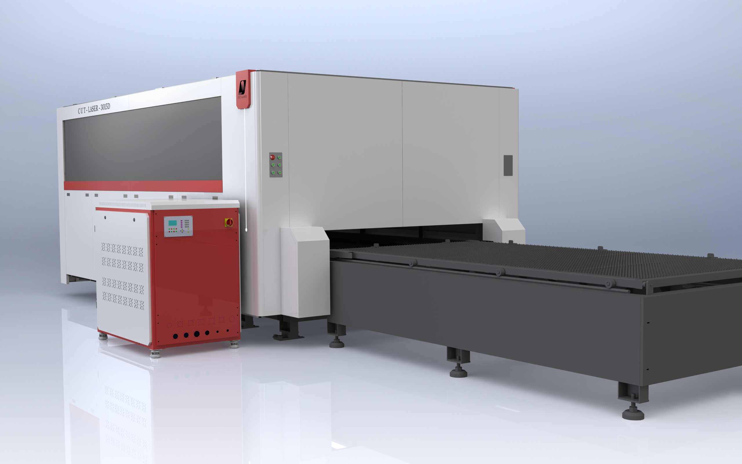 Enclosed fiber laser cutting machine 1000W 1500W 2000W 3000W 3015