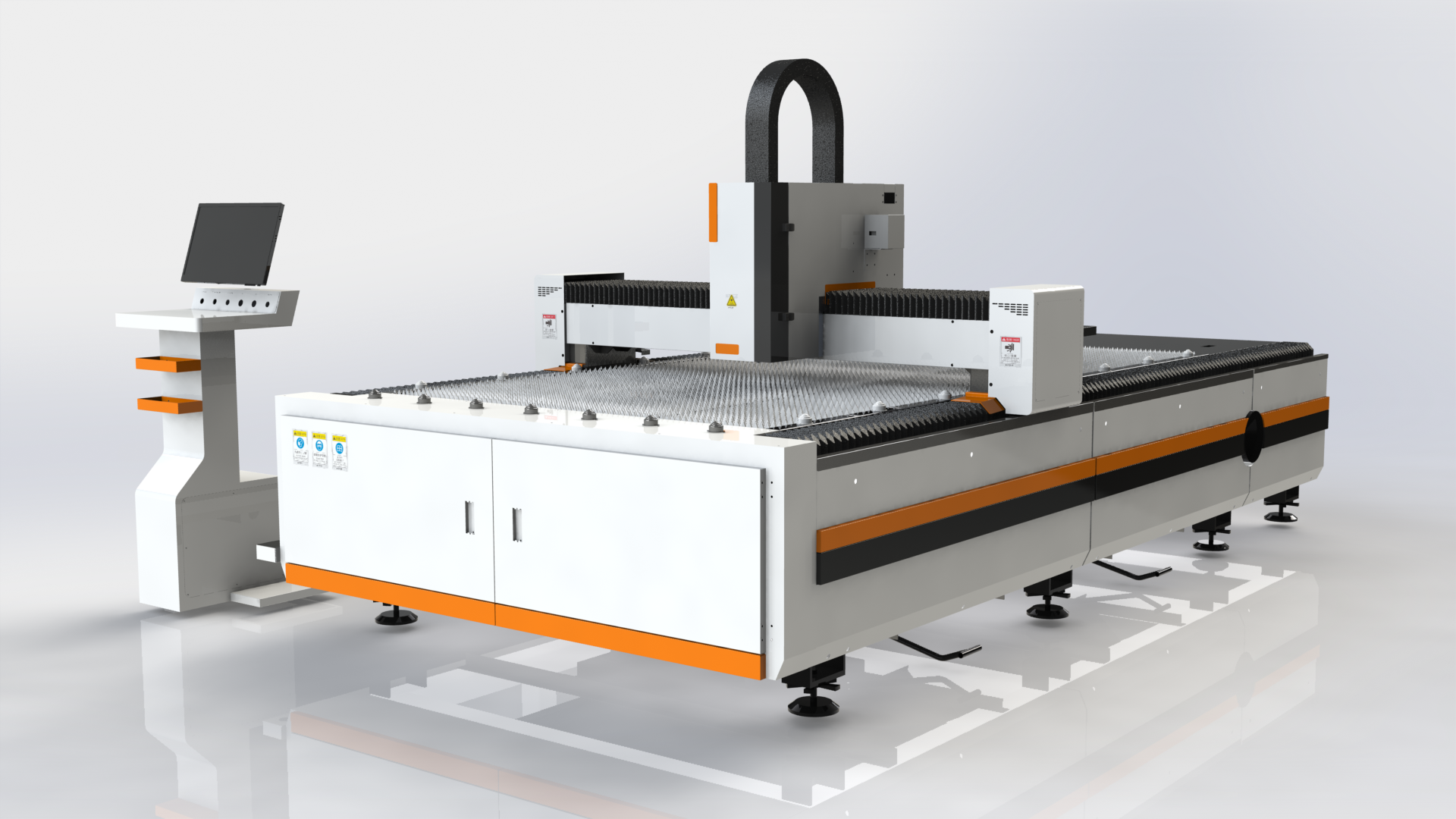 Enclosed fiber laser cutting machine 1000W 1500W 2000W 3000W 3015