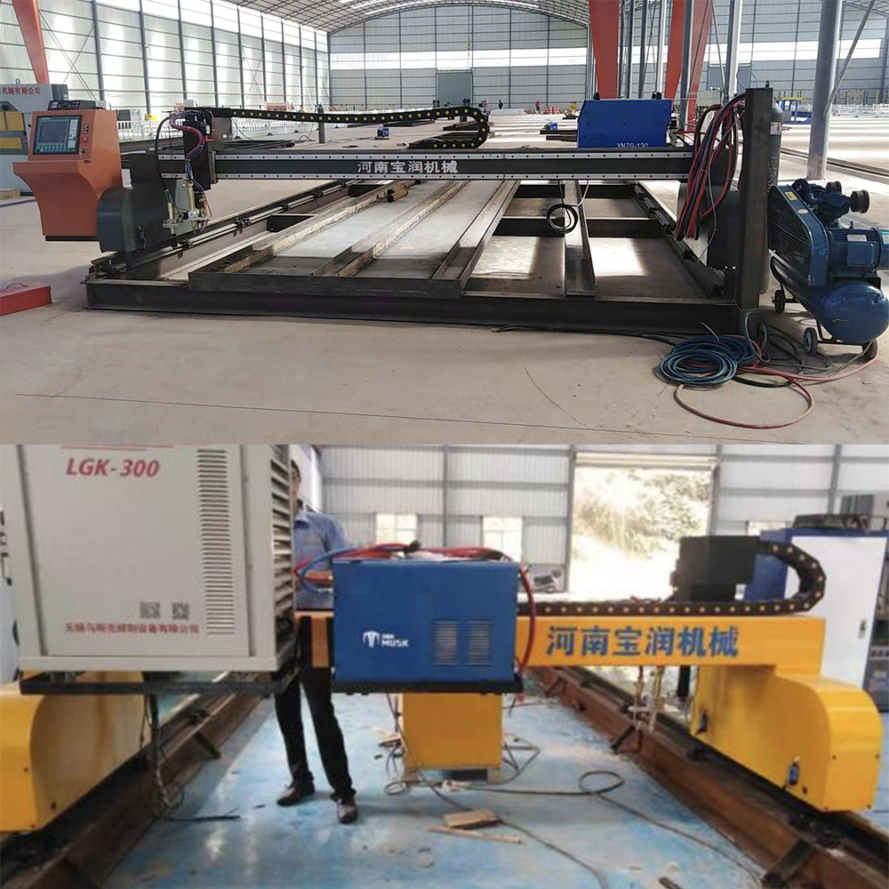 Cnc flame plasma cutting machine