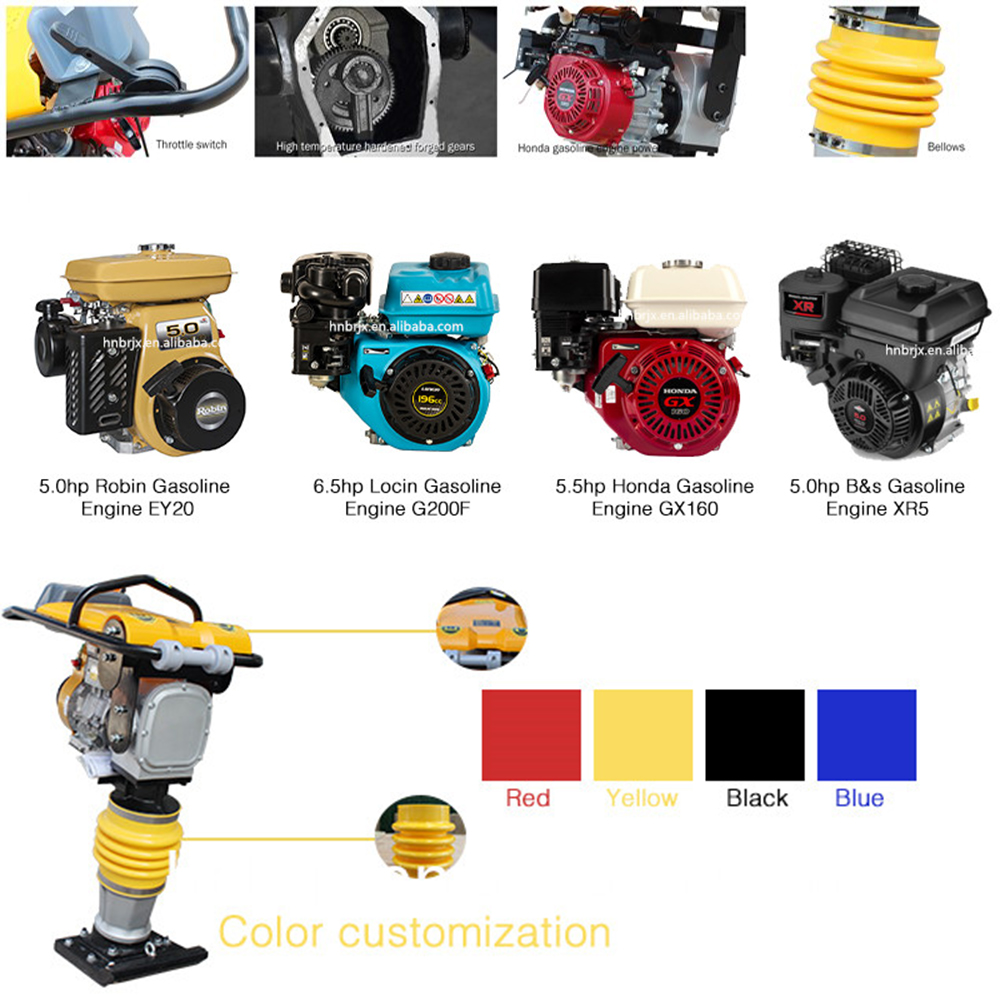 Mobile and convenient rammer plate compactor