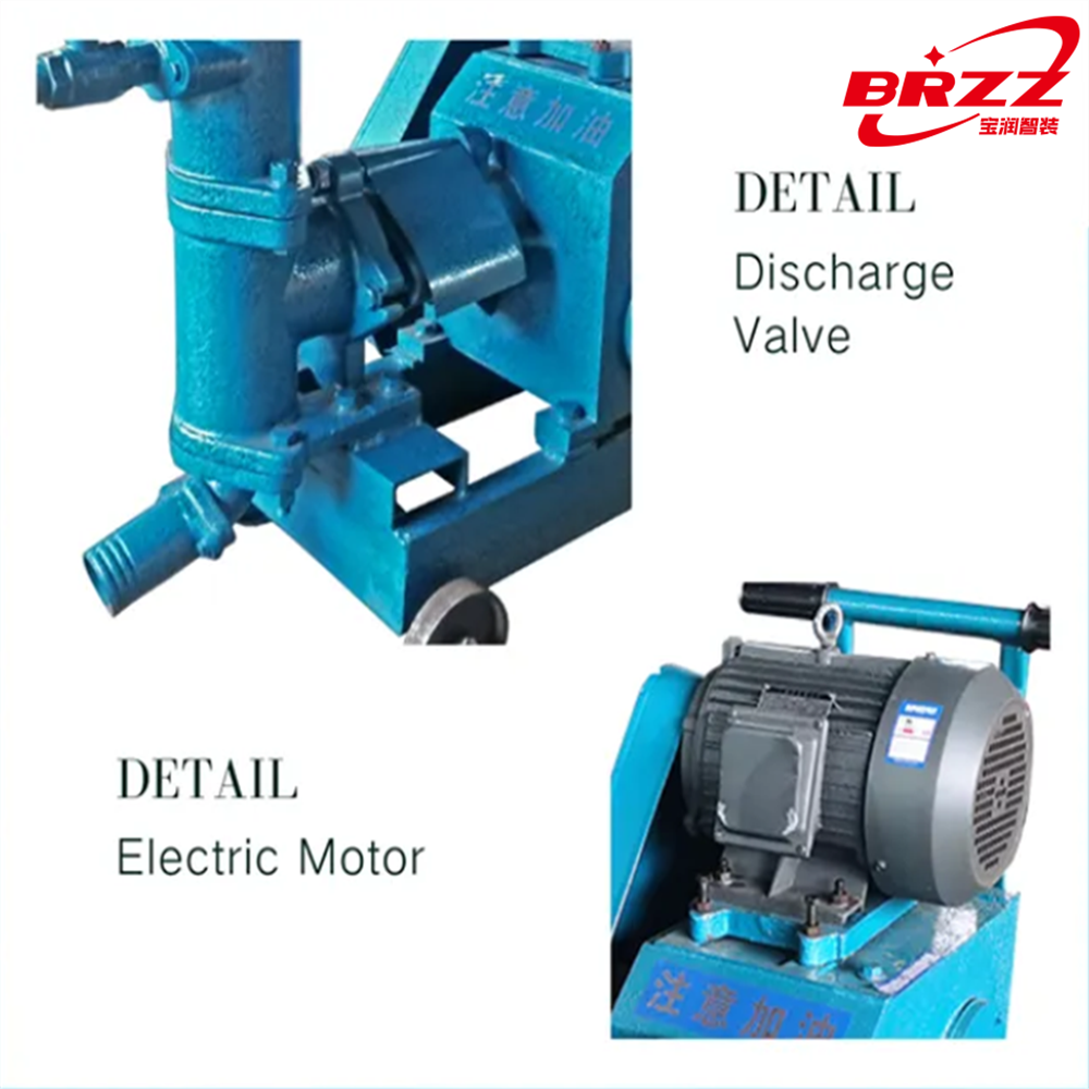 ZUB-3 single piston grouting pump